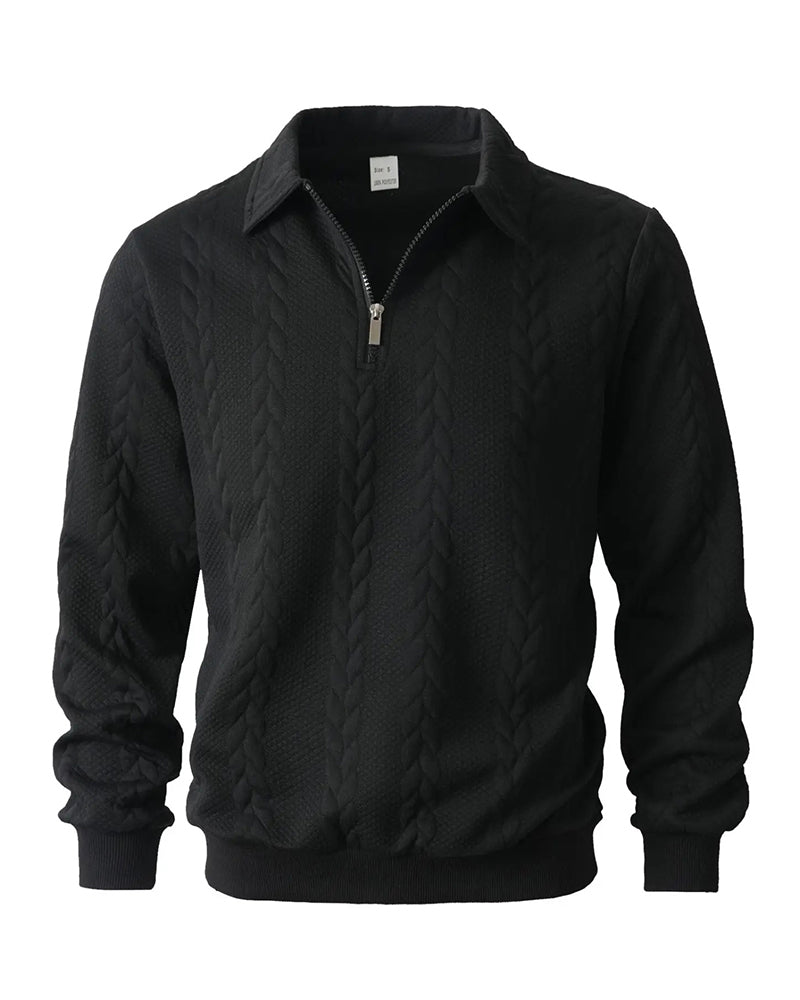 Herren-Sweatshirt mit langen Ärmeln und bequemem Schnitt