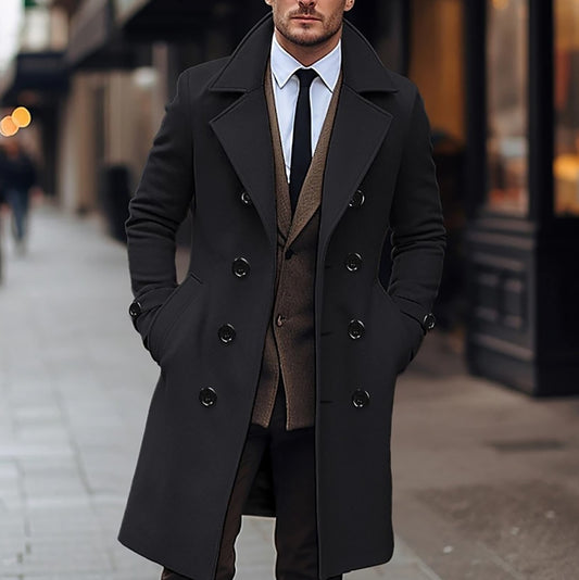 Tom Hollinger | Elegant wool coat for men