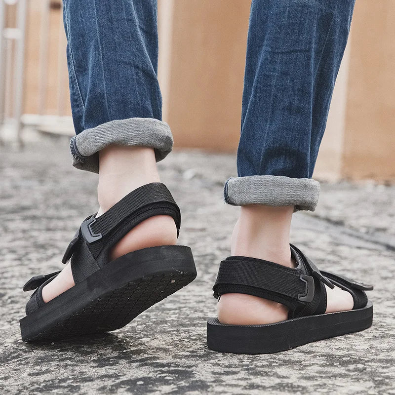 Herren Outdoor Sandalen Leichtgewicht Weiches Gewebe Rutschfest