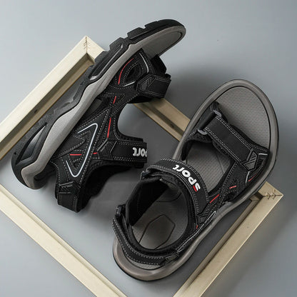 Herren Outdoor-Sportsandalen Verstellbar Rutschfeste Wandersandalen