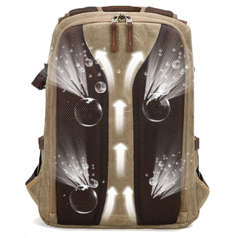 Tom Hollinger |  Vintage-inspirierter robuster Foto-Rucksack Unisex