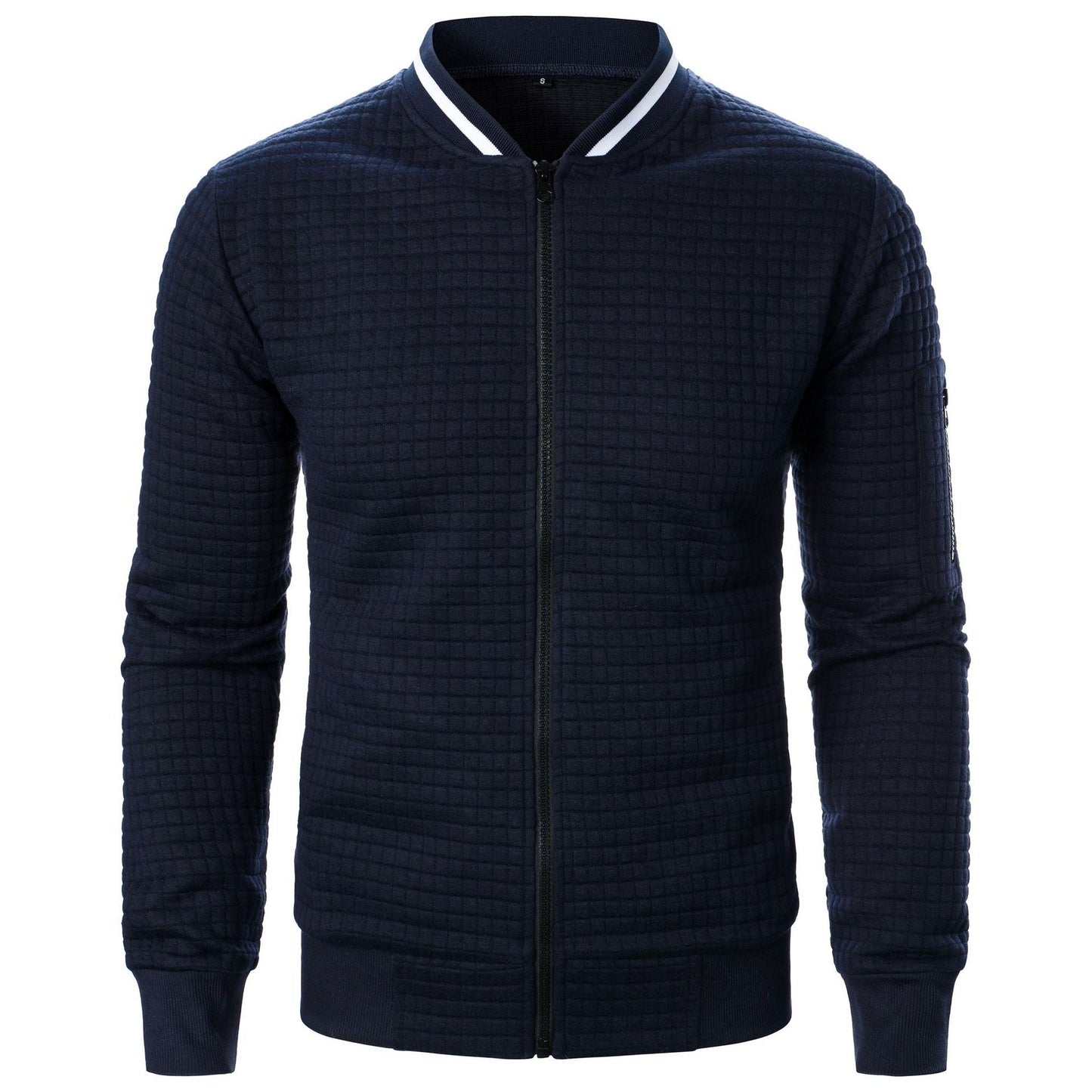 Herren Strickpullover mit Reißverschluss