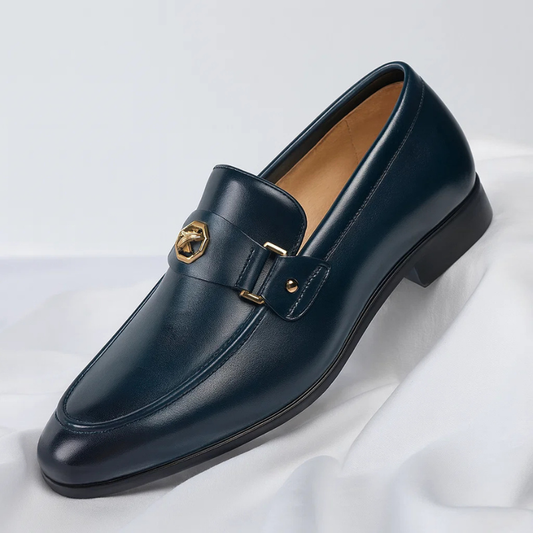 Tom Hollinger | Herren Leder Slipper Loafer Schwarz Braun Navy