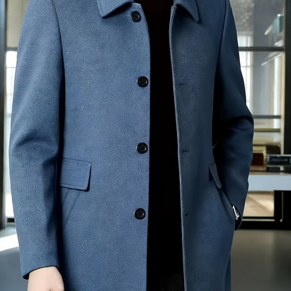 Eleganter Herren-Langmantel als vielseitige Oberbekleidung
