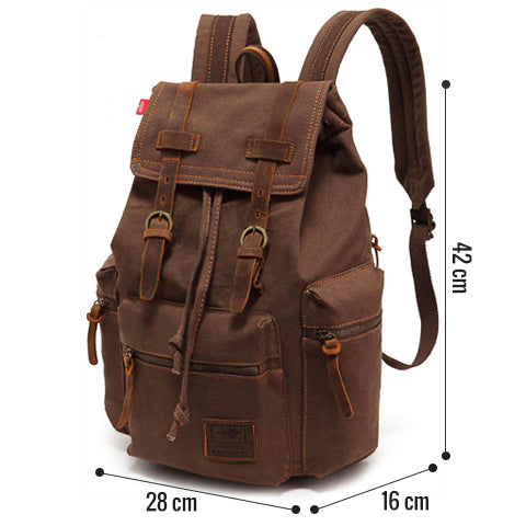 Tom Hollinger |  Vintage Canvas Rucksack Langlebiges Robust Design