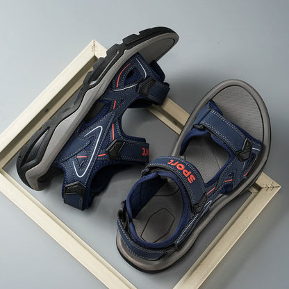 Herren Outdoor-Sportsandalen Verstellbar Rutschfeste Wandersandalen