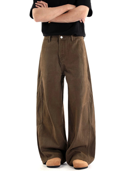 Tom Hollinger |  Herren Jeansweite-Leg Loose Fit Hose aus Denim