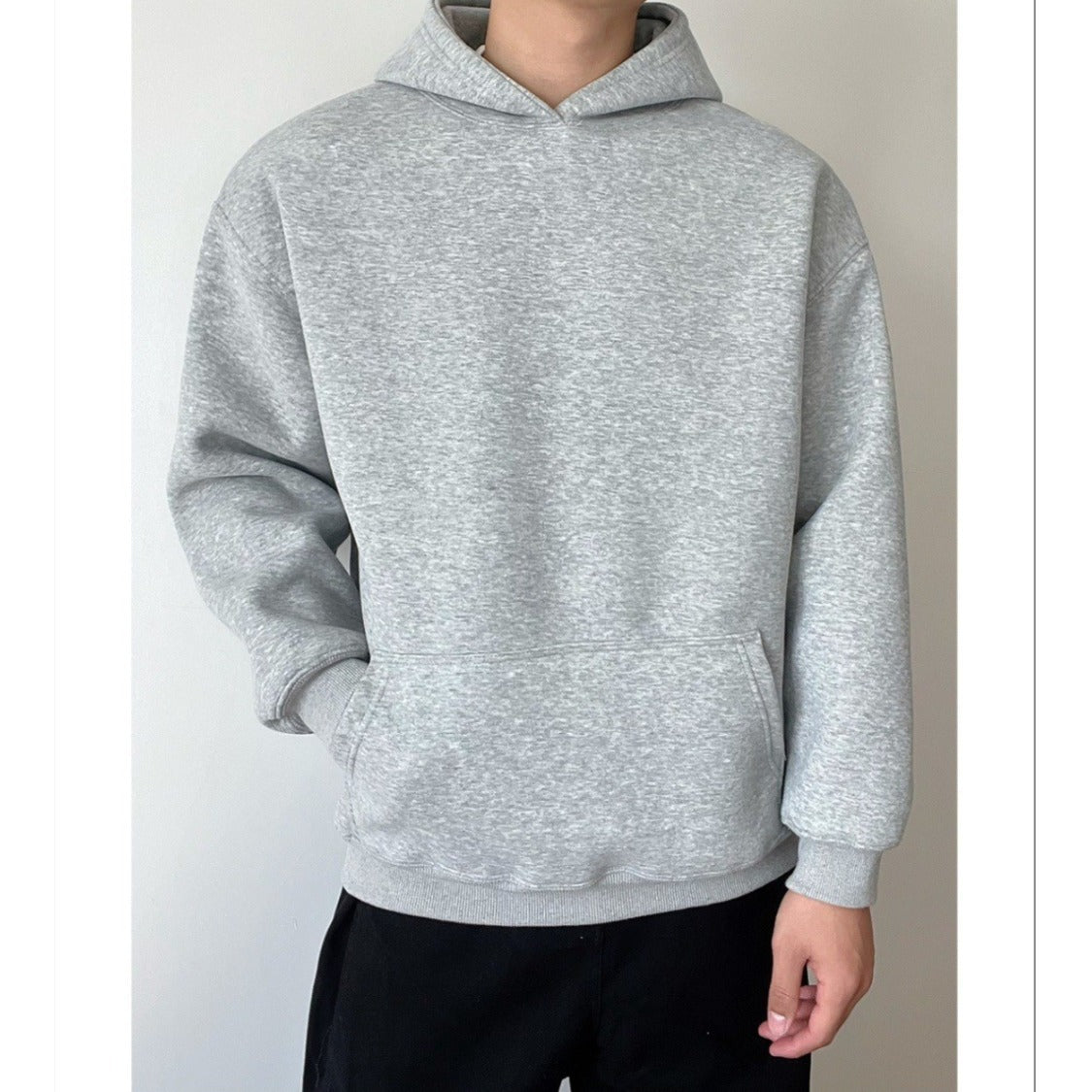 Herren Kapuzenpullover Mit Lockerer Passform Und Langen Ärmeln