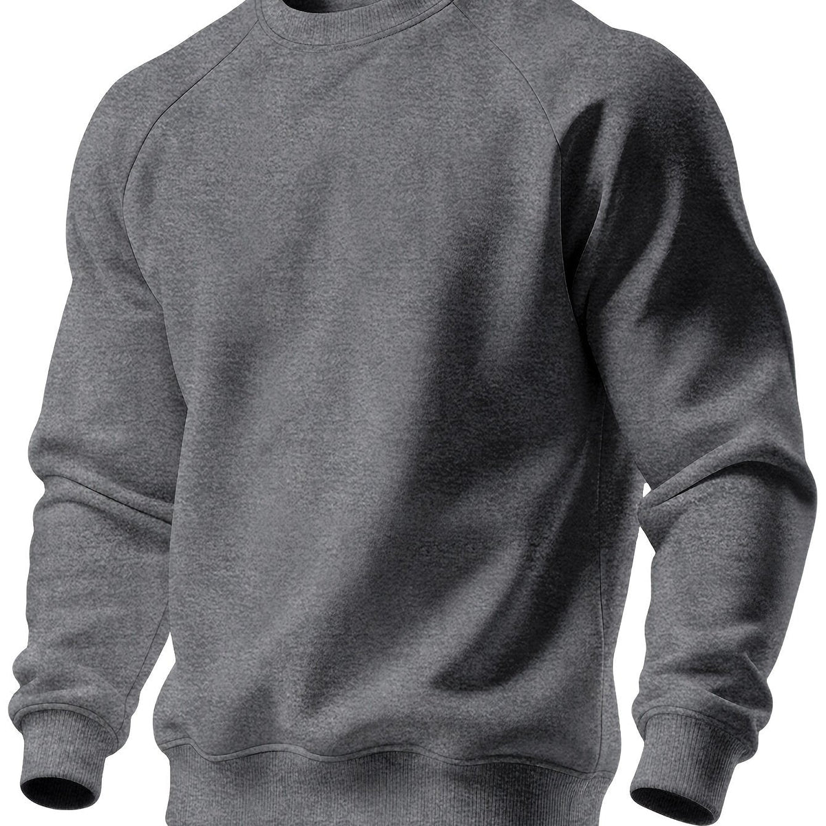 Herren Sweatshirt Mit Raglanärmeln Sportlich Leger