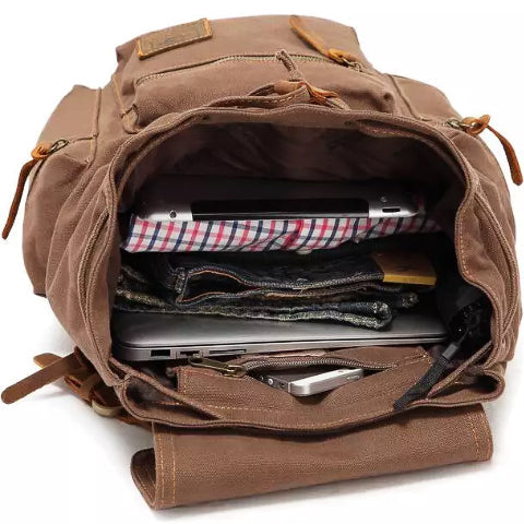 Tom Hollinger |  Vintage Canvas Rucksack Langlebiges Robust Design