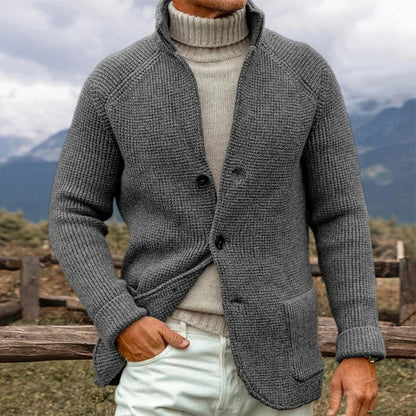 Tom Hollinger | Warm cardigan with raglan sleeves