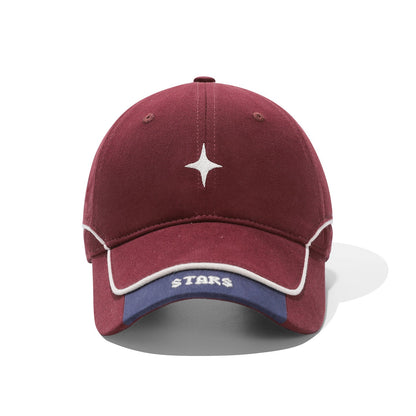 Unisex Baseballkappe Mit Sternstickerei Verstellbar