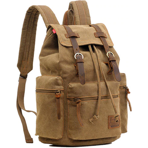 Tom Hollinger |  Vintage Canvas Rucksack Langlebiges Robust Design