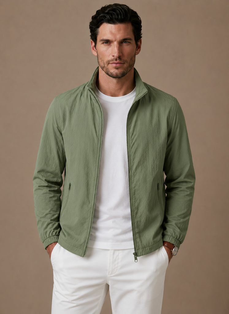 Herren Bomberjacke Mit Netzfutter
