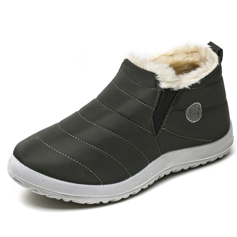 Men's Winter Slip-On Boots with Fur Lining