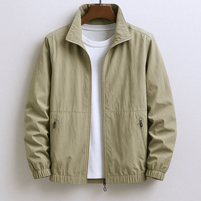 Leichte Sommerjacke für Herren mit geradem Schnitt