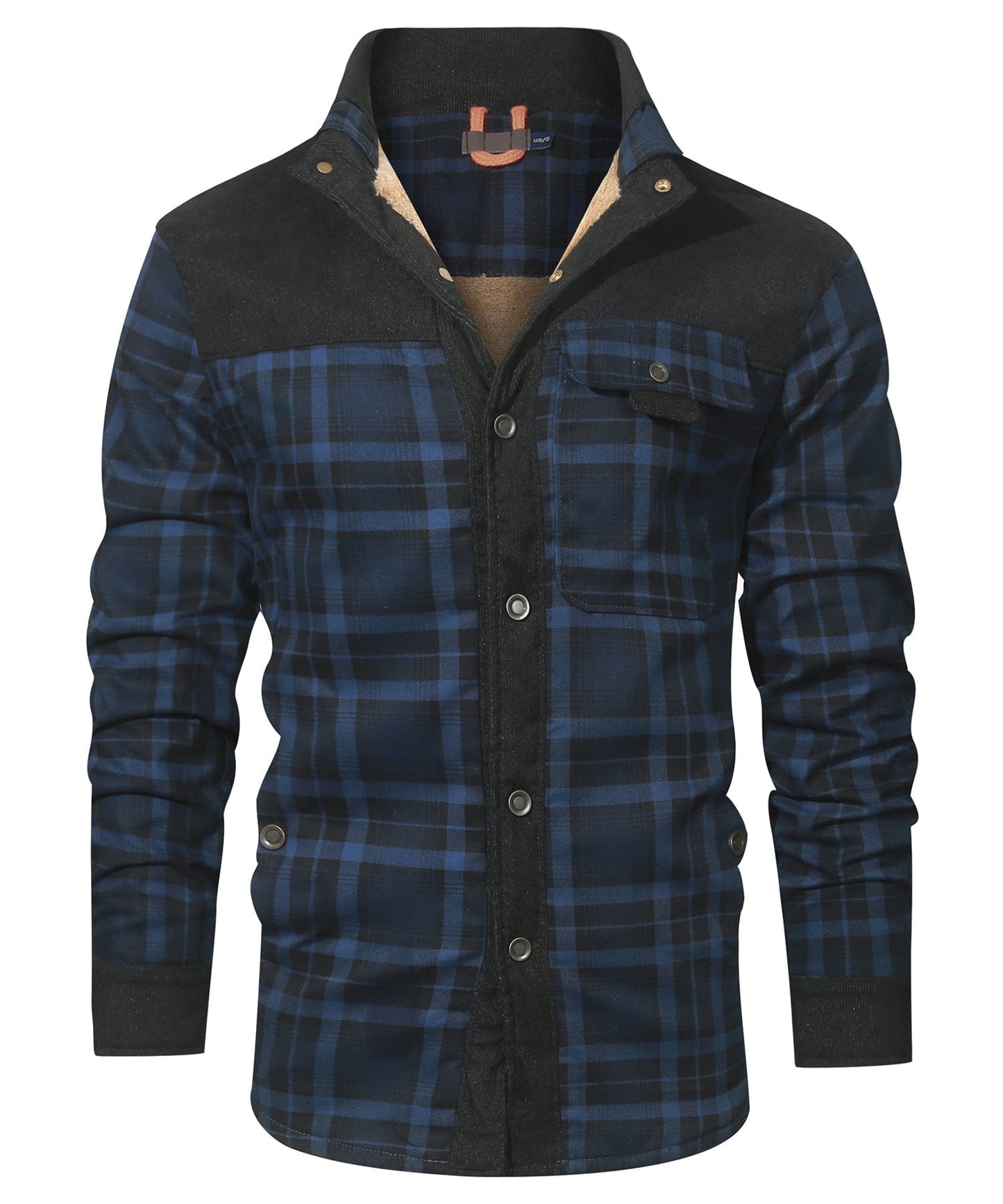 Kariertes Flanelljacken-Design für warme und bequeme Outfits