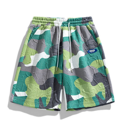 Herren Camo Shorts Mit Tunnelzugbund