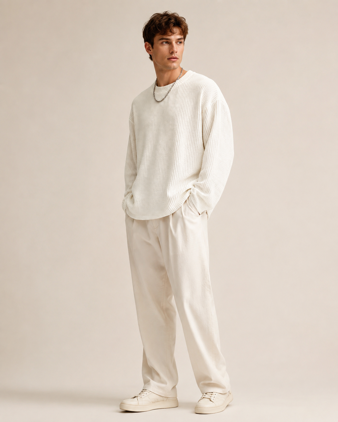Herrenpullover mit klassischer Passform