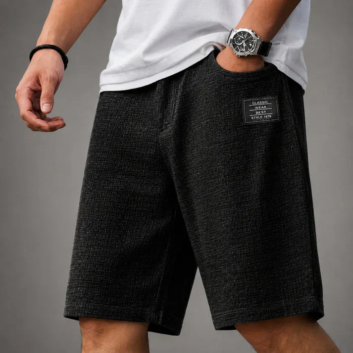 Herren Leinenshorts Mit Relaxed Fit