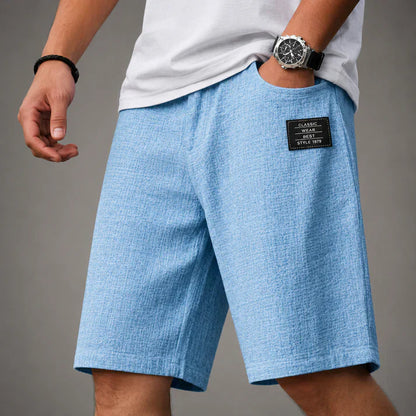 Herren Leinenshorts Mit Relaxed Fit