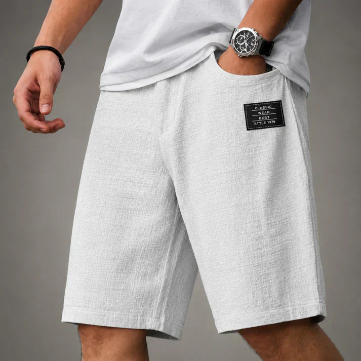 Herren Leinenshorts Mit Relaxed Fit