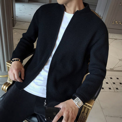 Herren Strickcardigan Klassischer Schnitt Für Herbst Und Winter