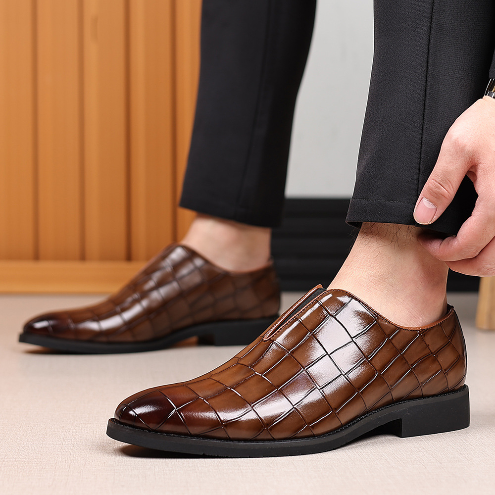 Herrenloafer mit geschlossener Vorderpartie und Slip-on-Design