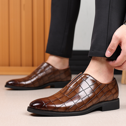 Herrenloafer mit geschlossener Vorderpartie und Slip-on-Design