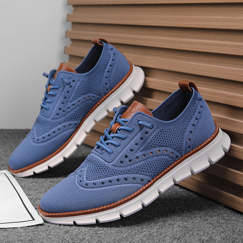 Detailansicht des Mesh-Gewebes am Unisex-Sneaker