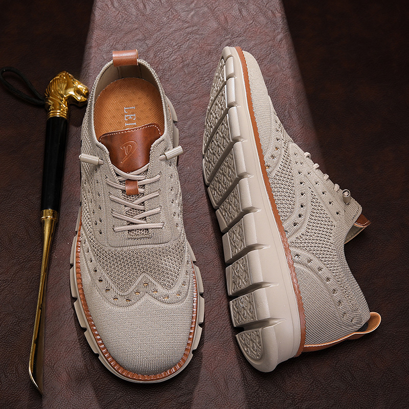 Rückansicht des Unisex-Mesh-Sneakers mit stabiler Fersenkappe