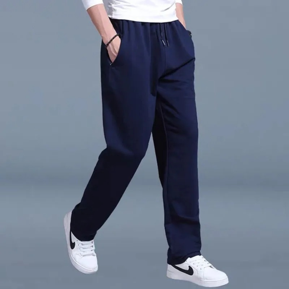 Men's Sweatpants With Drawstring And Side Pockets