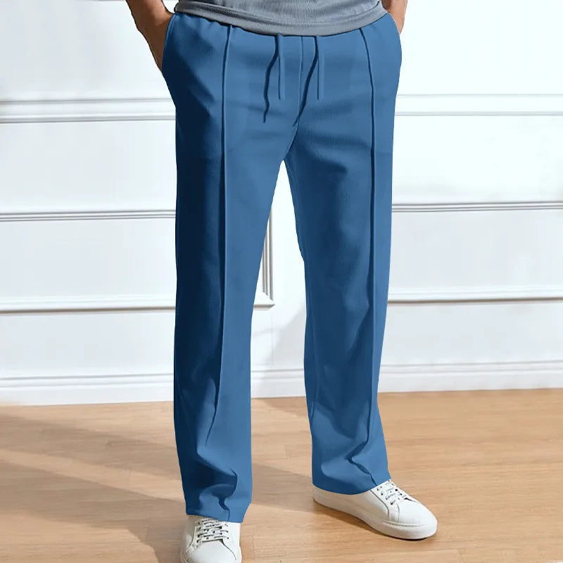 Herren Slim-Fit-Hose mit flexiblem Bund in der Gesamtansicht