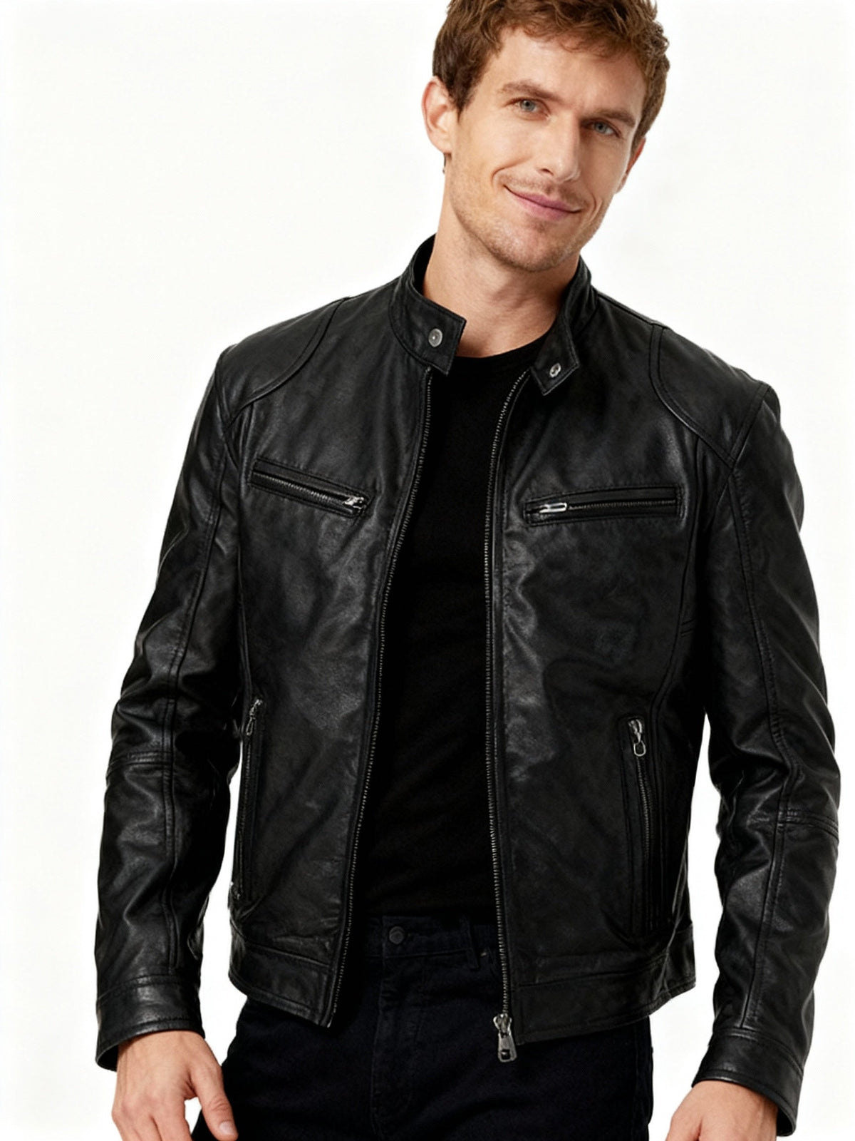 Herrenjacke mit warmem Innenfutter für kühle Tage
