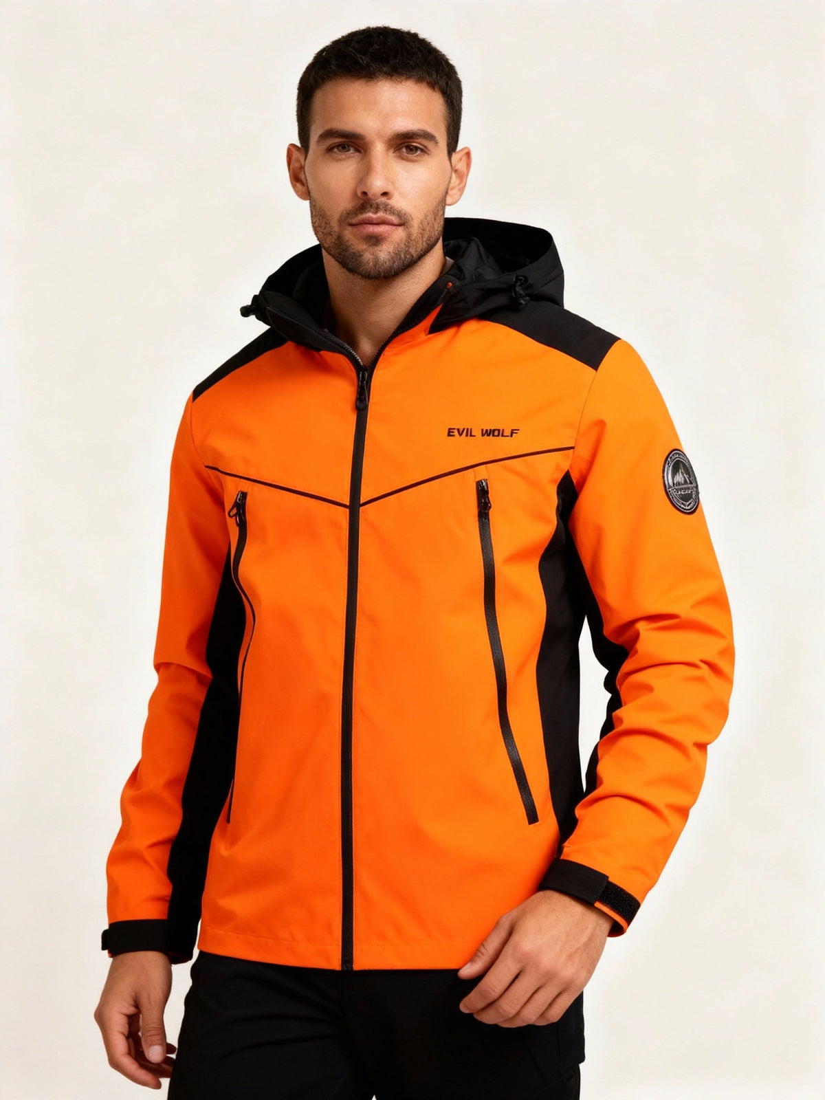 Heren Outdoor-Jacke Mit Reflektierenden Details