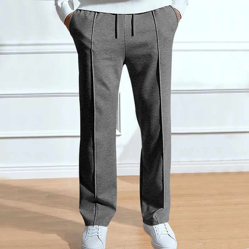 Detailansicht des flexiblen Bundes der Herren Slim-Fit-Hose