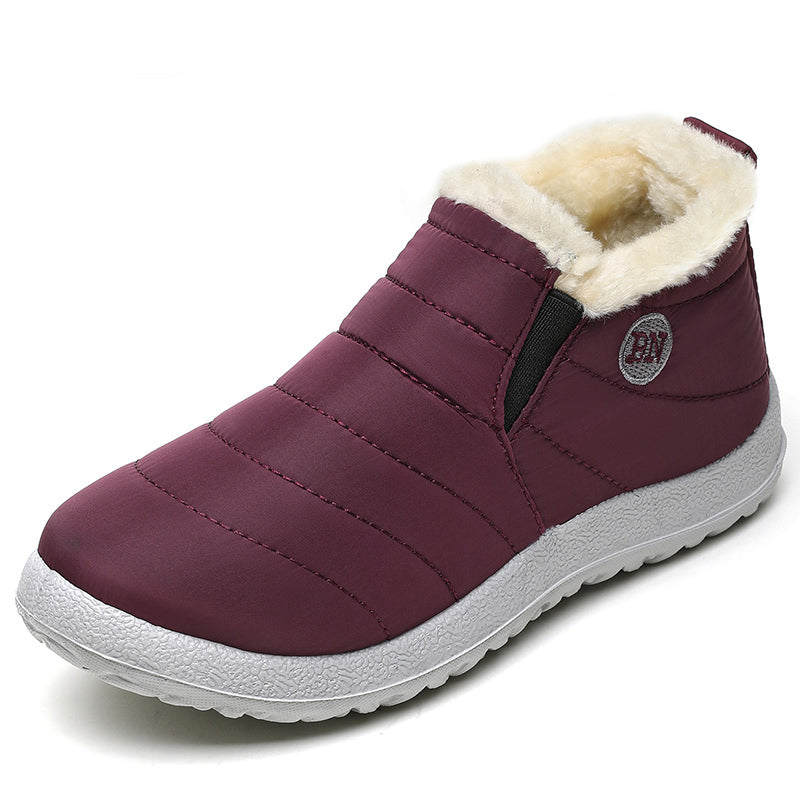 Men's Winter Slip-On Boots with Fur Lining