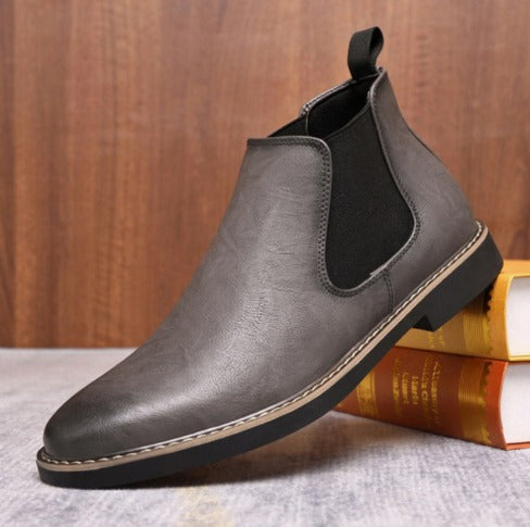 Men's Chelsea Boots With Elastic Side Panels