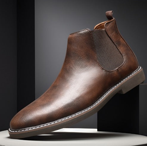 Herren Chelsea Boots mit elastischen Seiteneinsätzen in klassischer Form
