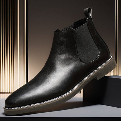 Men's Chelsea Boots With Elastic Side Panels