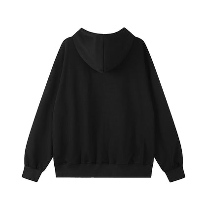 Detailansicht des Sternmotivs auf dem Pailletten-Kapuzenpullover