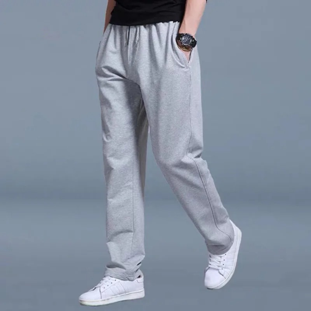 Men's Sweatpants With Drawstring And Side Pockets