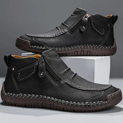 Herrenstiefel Mit Seitlichem Reißverschluss
