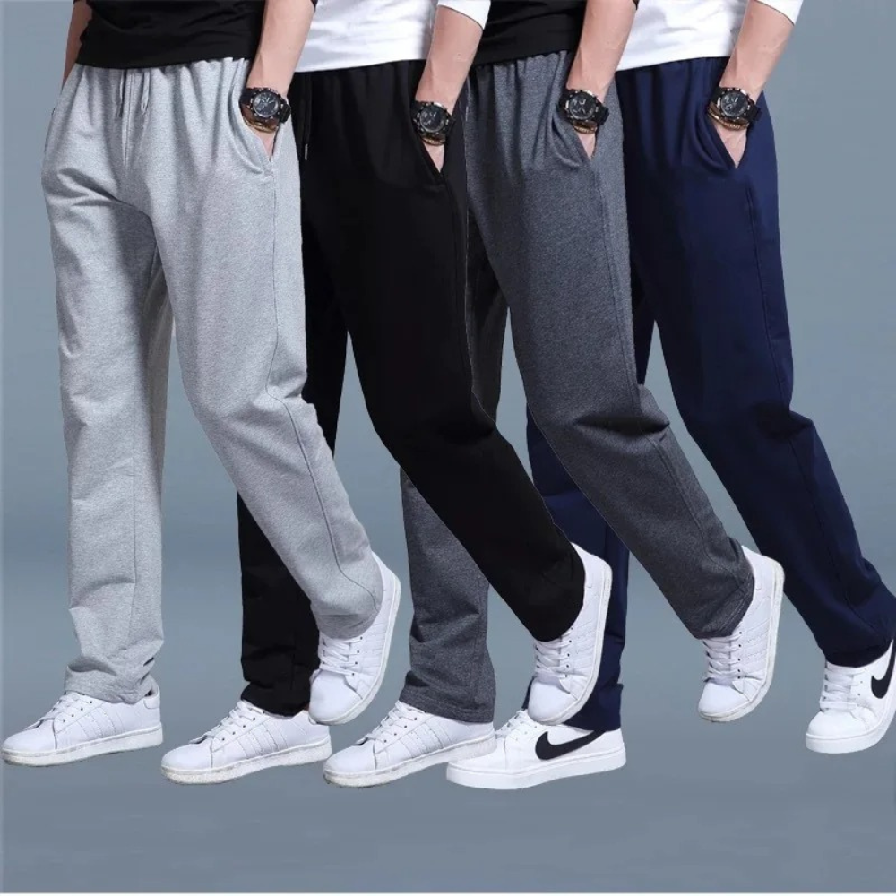 Herren-Jogginghose mit elastischem Bund und Kordelzug
