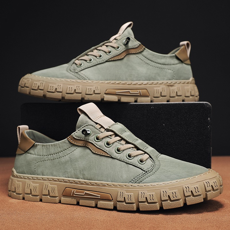 Herren Canvas Sneaker Mit Profilsohle