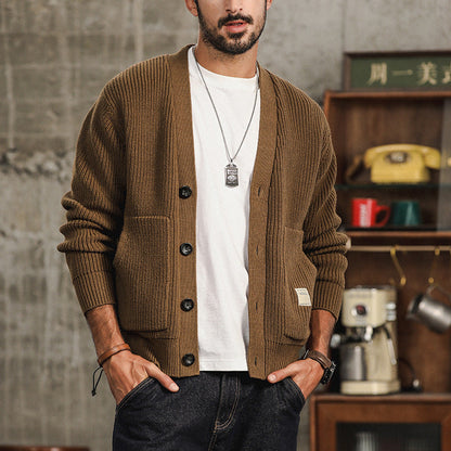 Tom Hollinger | Men's knitted cardigan sweater