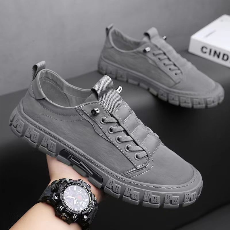 Detailansicht der Herren Canvas Sneaker aus Canvas und Gummisohle