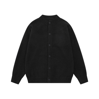 Herren Strick Cardigan Oversize Mit Knöpfen