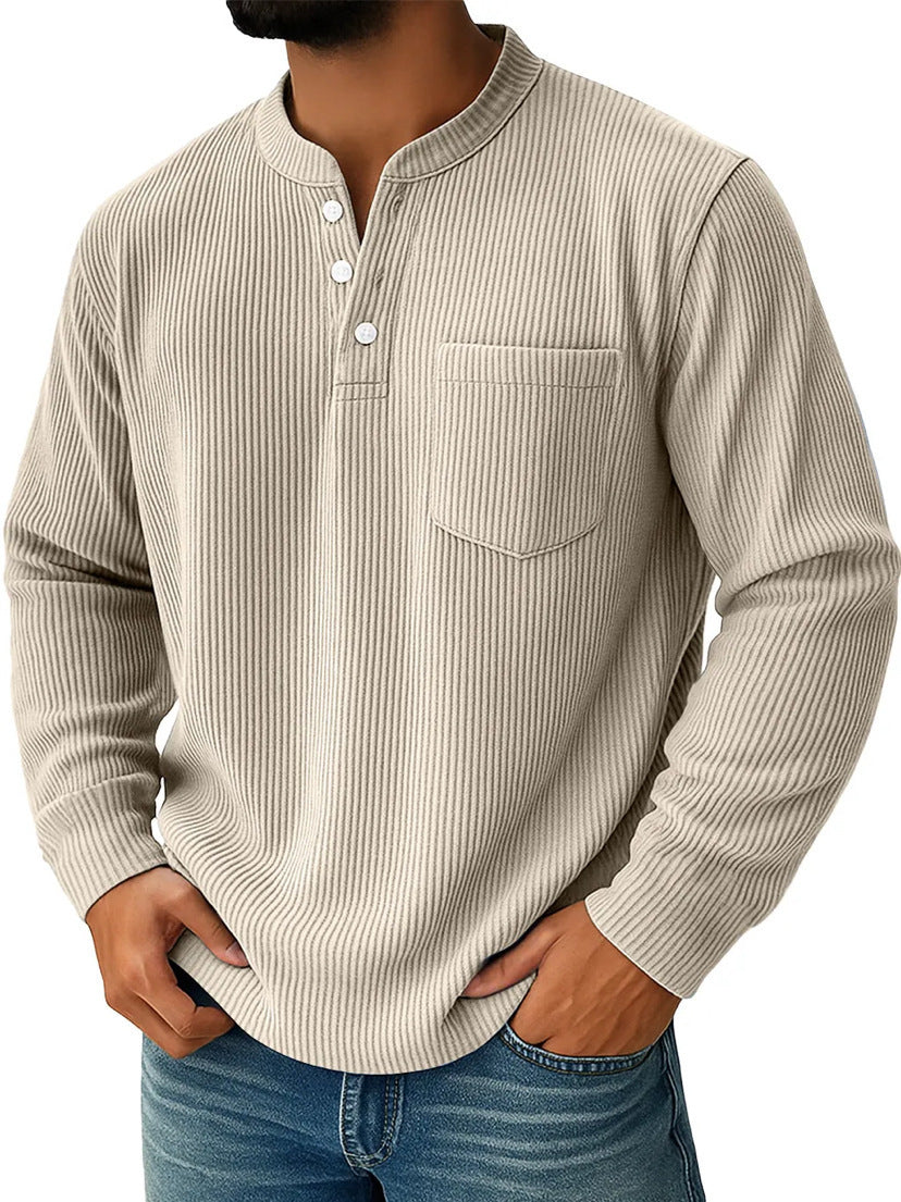 Herren-Henley mit bequemer Passform für Alltag und Freizeit