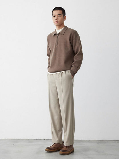 Weiches Sweatshirt mit klassischem Polokragen